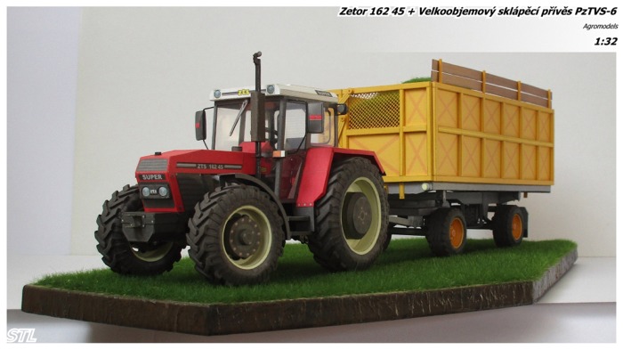 Zetor 16245 + Velkoobjemov sklpc pvs PzTVS-6